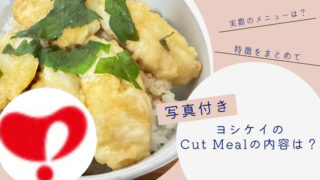 【写真付き】ヨシケイの人気メニュー「Cut Meal」の内容を紹介