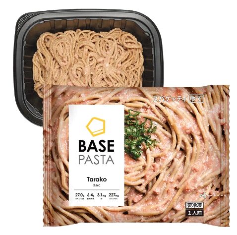 BASE FOOD　ベースフード　BASEPASTA　ベースパスタ 冷凍パスタ　電子レンジ　温めるだけ　たらこ
