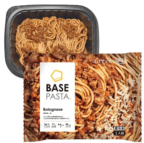 BASE FOOD　ベースフード　BASEPASTA　ベースパスタ 冷凍パスタ　電子レンジ　温めるだけ　ボロネーゼ